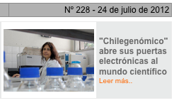 Article of ChileGenomico in El Pulso Magazine